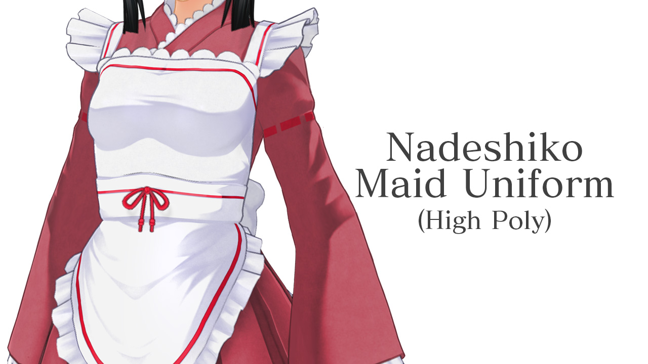 Nadeshiko Maid Uniform (High Poly)