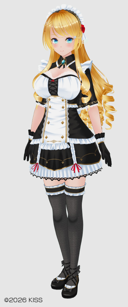 Eminence Maid Outfit/Preppy Hairstyle (Charming Honey, Charming Ringlets, Charming Long Ringlets)