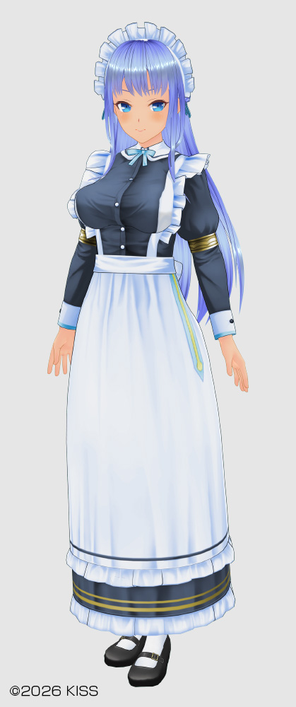 Signora Maid Outfit/Proper Lady Hairstyle (Signora Bangs, Signora Long Hair)/Lingerie (Signora Lingerie Set)