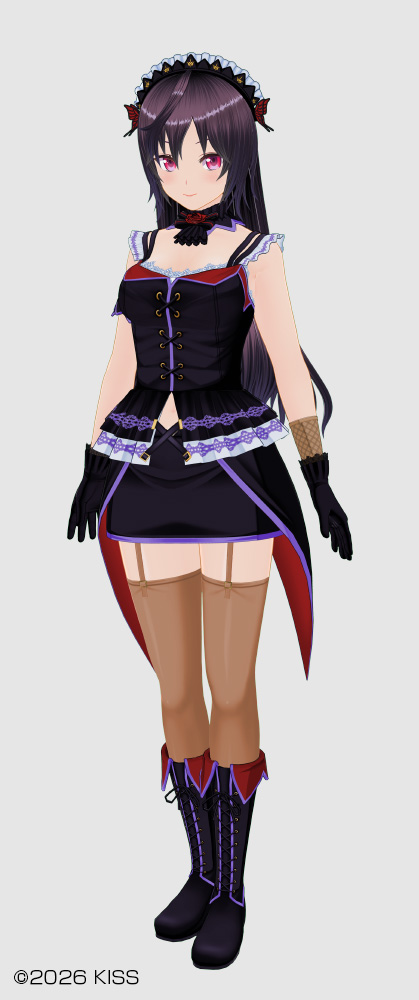 Forte Maid Uniform / Sadist Hairstyle (Bullish Bangs, Bullish Waves, Bullish Forelock)